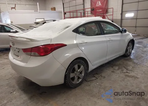 2013 Hyundai Elantra Gls from USA, damaged, VIN 5NPDH4AE6DH274050